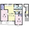 スマイリー 2LDKの間取り