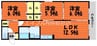 パインツリーＦ 3LDKの間取り