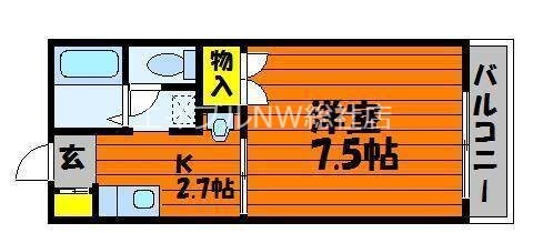 間取り図 コロニーK　Ａ棟