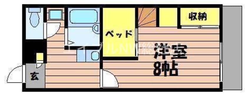 間取図 レオパレスナーラック