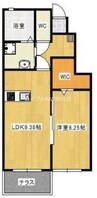 Talassa 1LDKの間取り