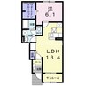 パレス・エフ 1LDKの間取り