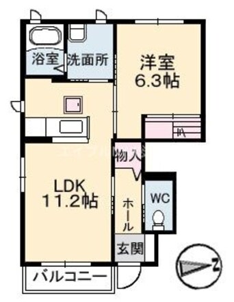 間取図 ハーレー