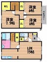 クオーレE 3LDKの間取り
