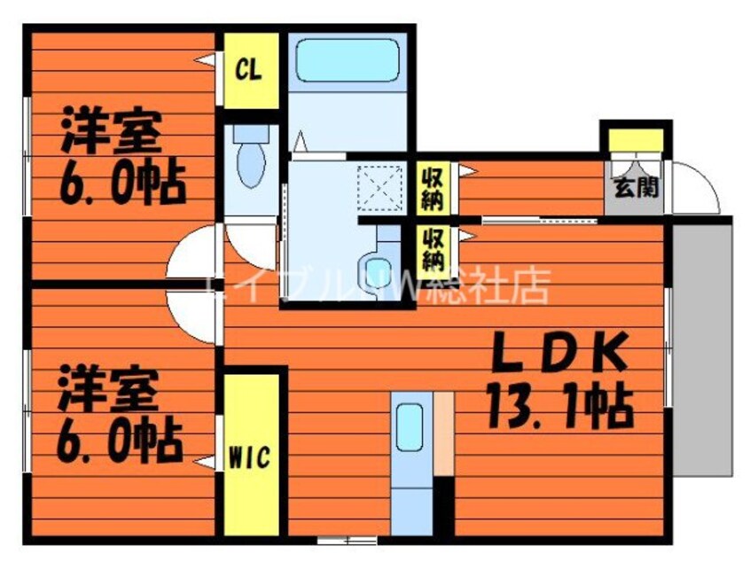 間取図 カトルセゾン