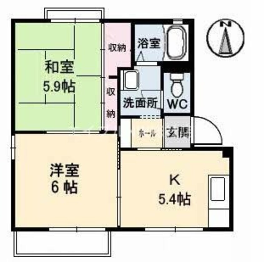 間取図 パームヒル　Ａ棟