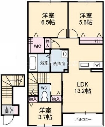 間取図 ニンナ・ナンナ　Ａ棟