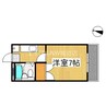 マンションハピネス 1Kの間取り