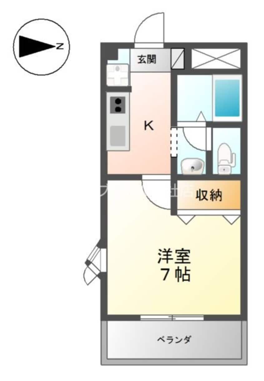 間取図 ラピス　メドゥ－