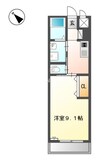 サビオ 1Kの間取り