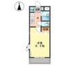 アムールパレスⅡ 1Kの間取り