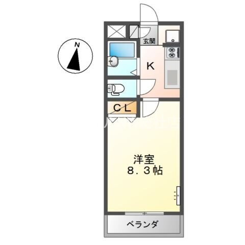 間取り図 アムールパレスⅡ