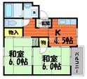 トリヴァンベール鳥越の間取図