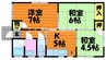 近藤住宅 3Kの間取り