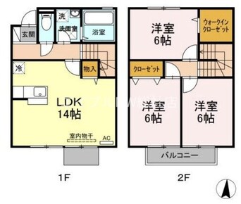 間取図 レジデンス平田