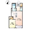 シェルト 1LDKの間取り