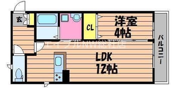 間取図 コンシェルジュ福井　B棟