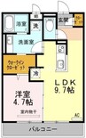 アースガーデンSOJA 1LDKの間取り
