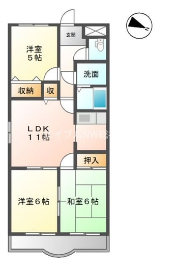 間取図 グランデパティオ参番館
