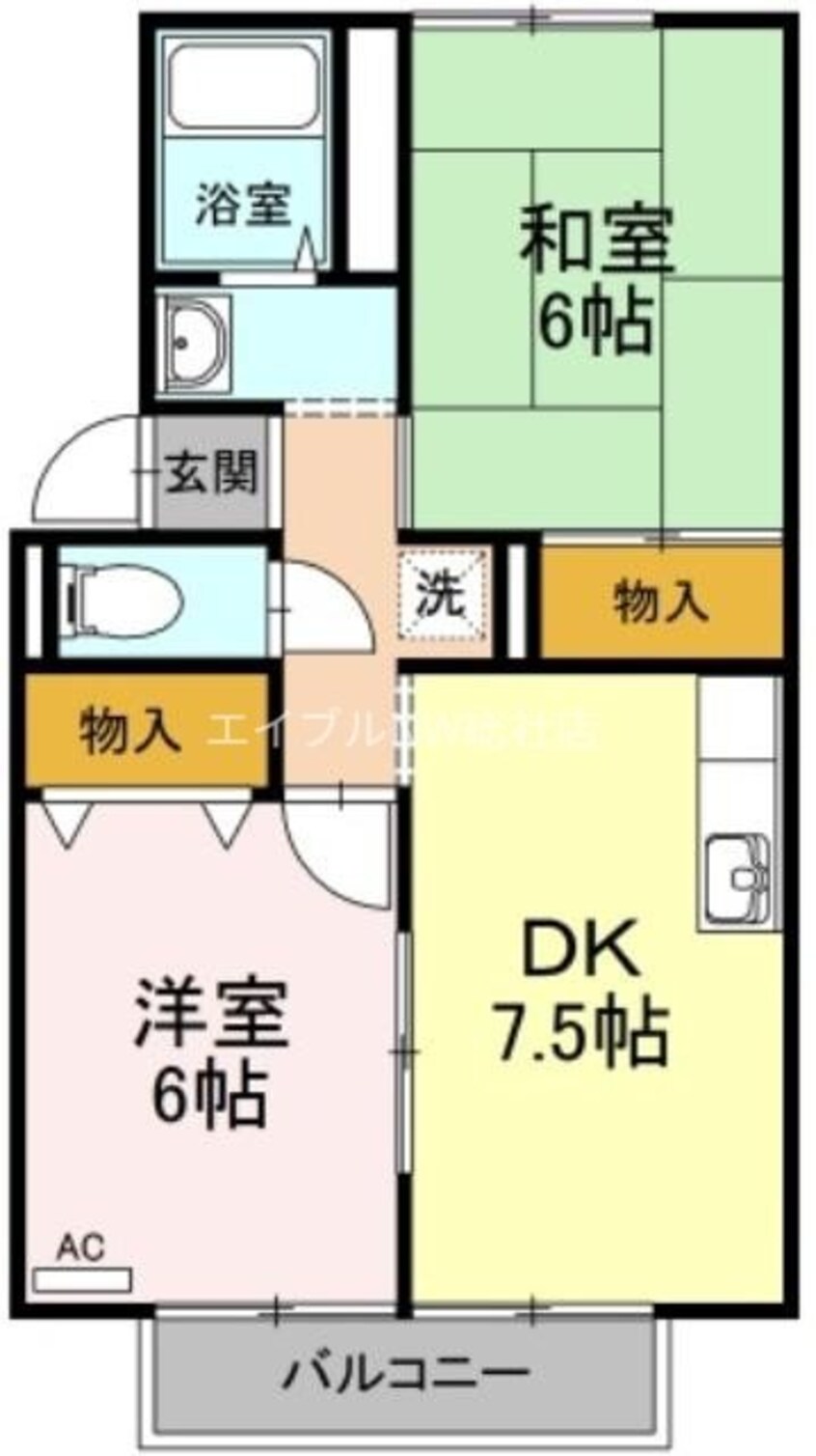 間取図 アーバンシャトル　B棟