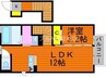 Square Villa 福島 1LDKの間取り