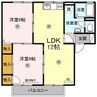 ウエストアベニュー　A棟 2LDKの間取り