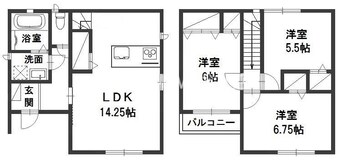 間取図 ロジュマンKⅢ