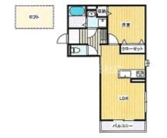 間取図 (仮)児島小川1丁目新 築アパート