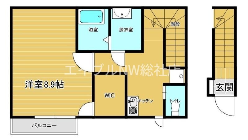 間取り図 mallow北棟