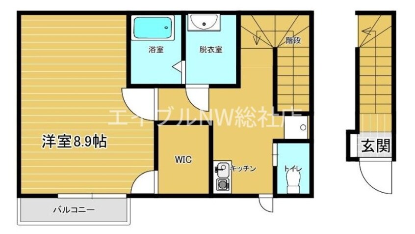 間取図 mallow北棟