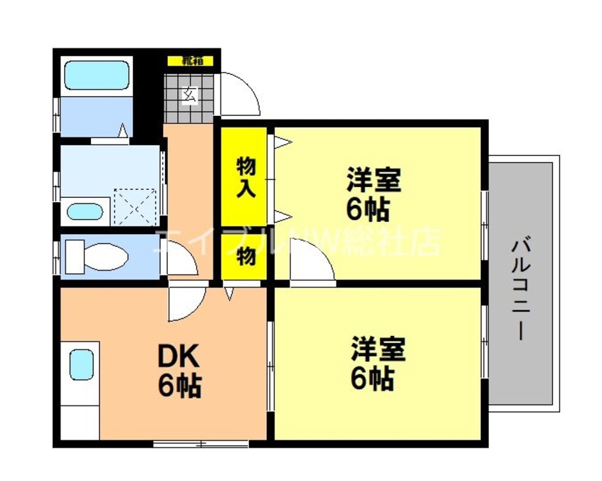 間取図 メゾンさくらＢ棟