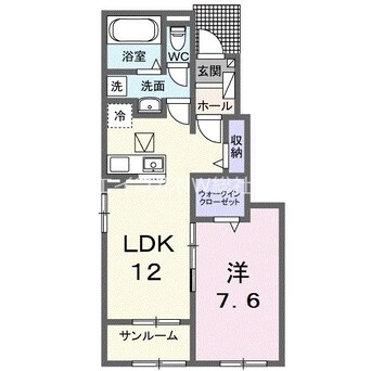 間取図 プリムローズガーデン　Ａ