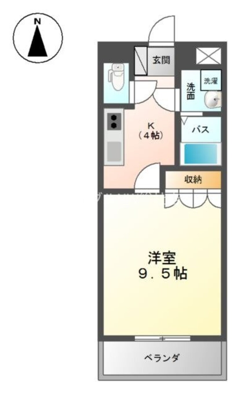 間取図 ハーベスト南畝