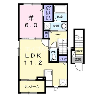 間取図 アリビオ　２５