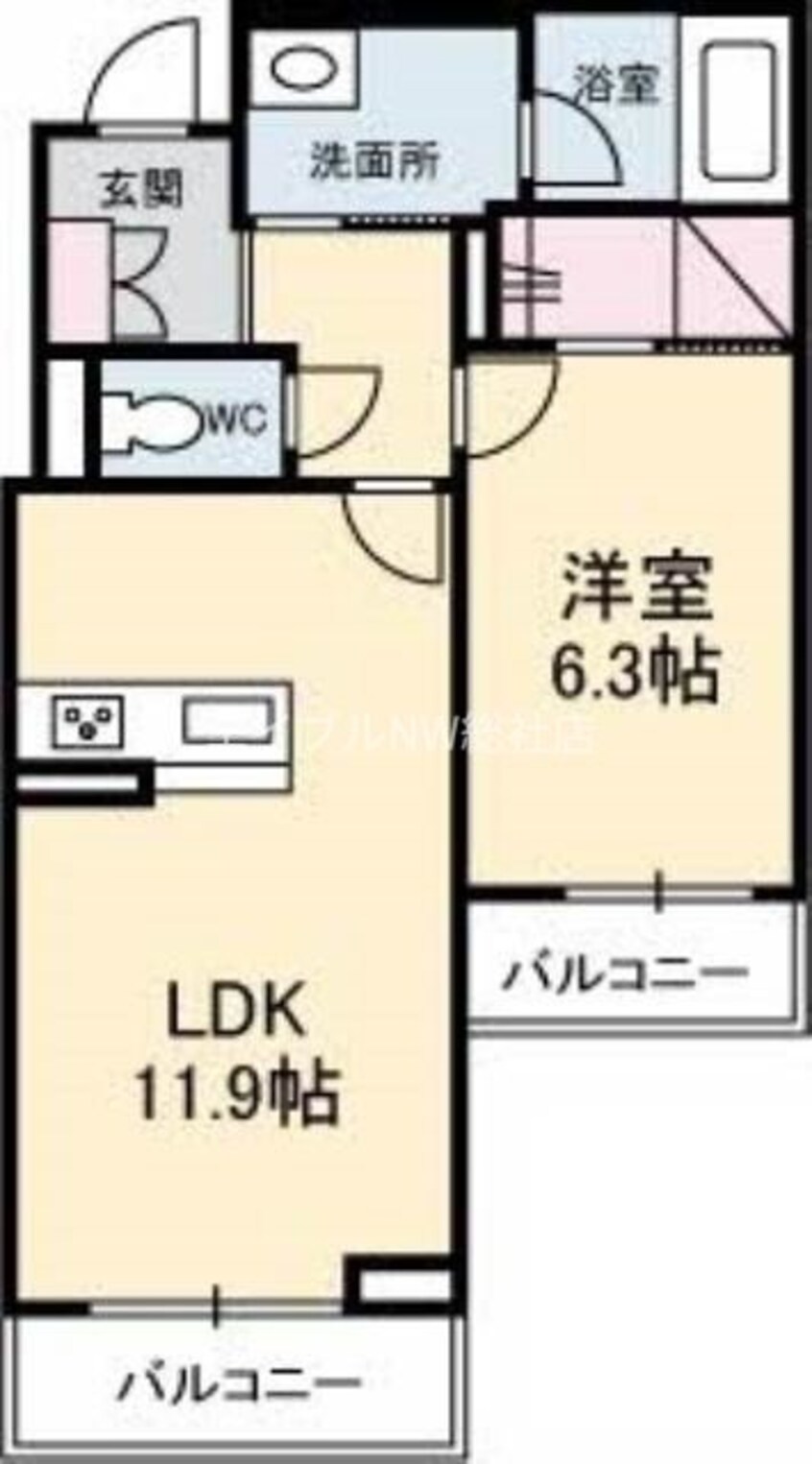 間取図 パピリオ・タウンC棟