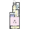 グリーン 1Kの間取り