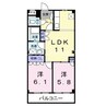 サンフィット 2LDKの間取り