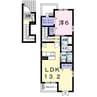 フォレスト　パークＡ 1LDKの間取り
