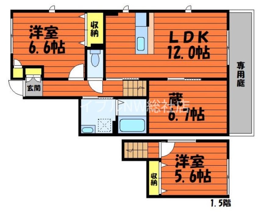 間取図 サンリーフ　A棟