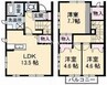 アスティオン　F棟 3LDKの間取り
