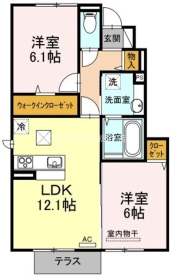 間取図 ウィンクルムB棟