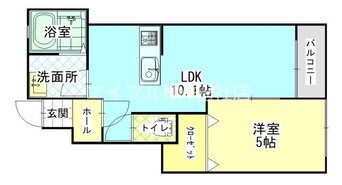 間取図 フォレスト庭瀬