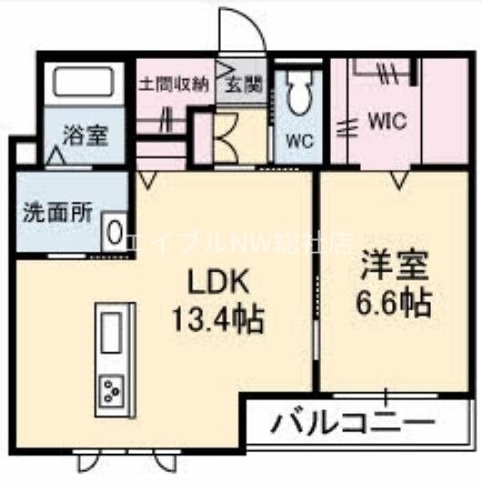 間取り図 RAINBOW中島　Ａ棟