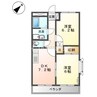 グーズベリー 2DKの間取り
