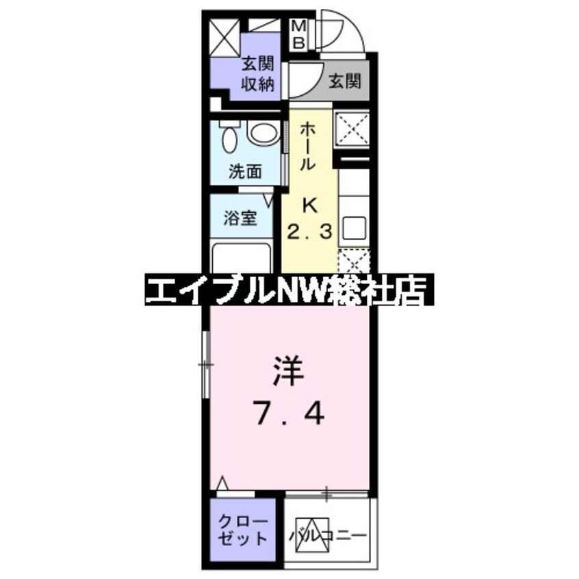 間取図 エテルノ・ミサオ