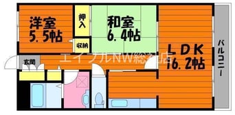 間取図 グランディール　A棟