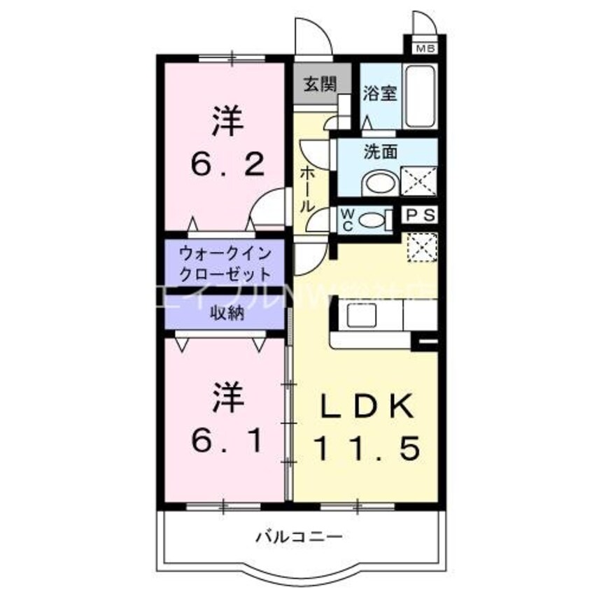 間取図 グラシオッソブローテ