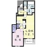 セレーノＣ 1LDKの間取り