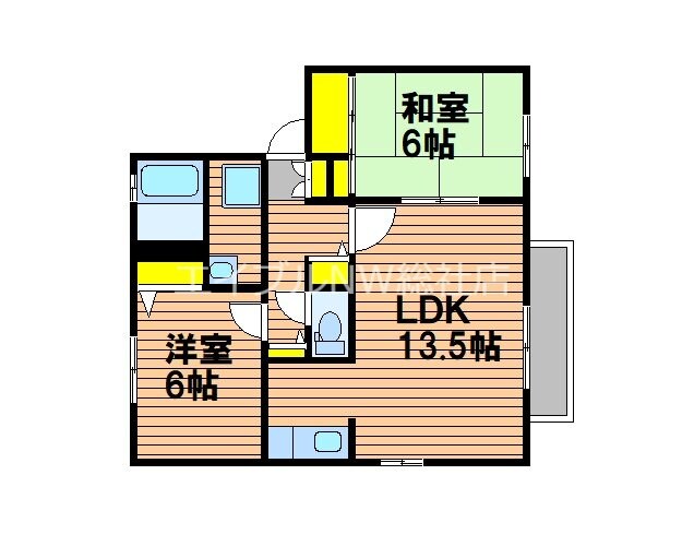 間取り図 パークサイドヴィレッジD棟