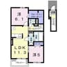 リバレイン　ヒロ 2LDKの間取り